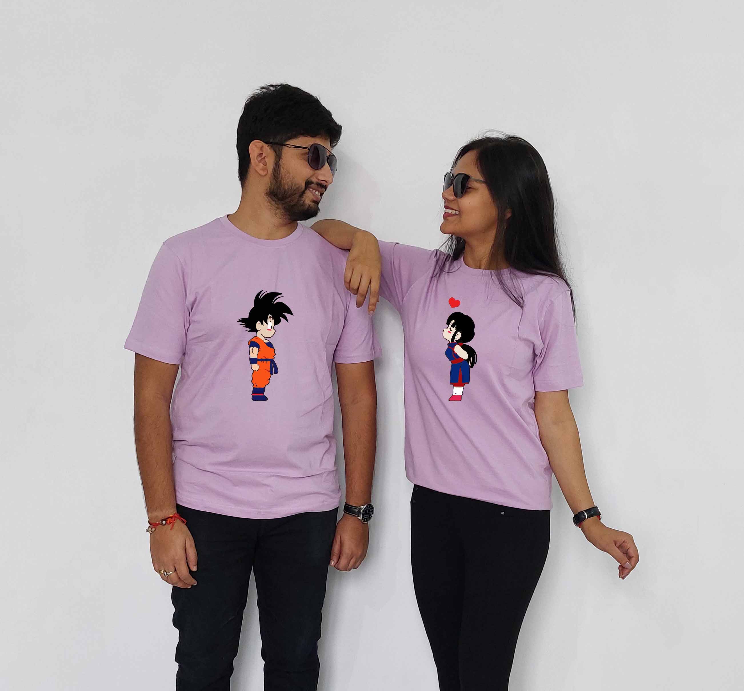 dragon ball z couple shirts