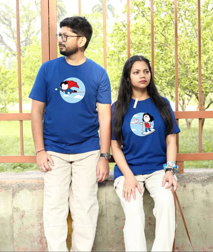SuperMan Couple Tshirt