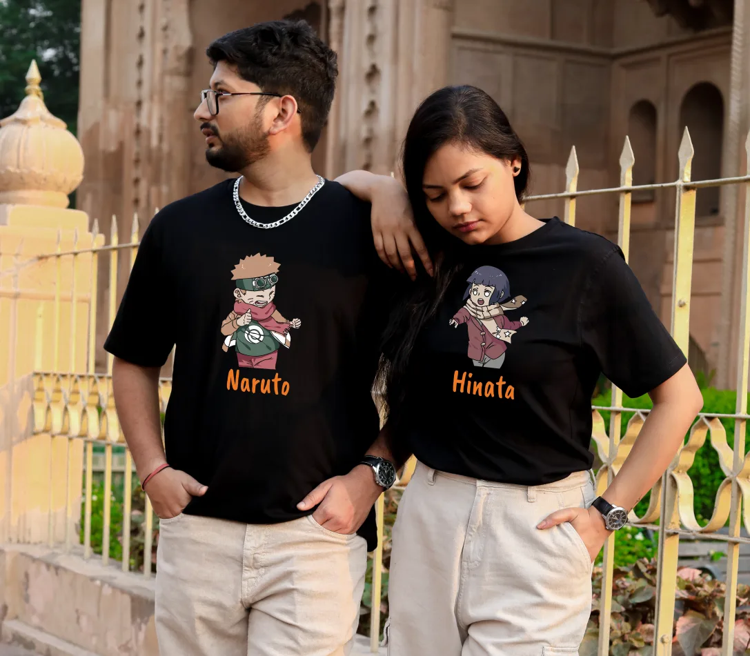 Naruto Hinata Couple Tshirt