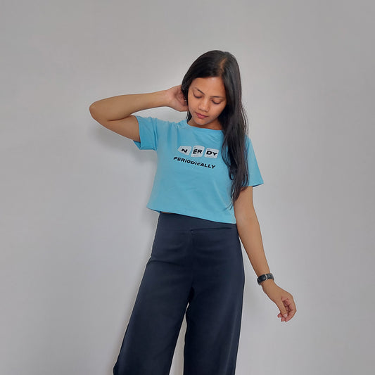 Nerdy Crop Top Tees For Women - MyTeez