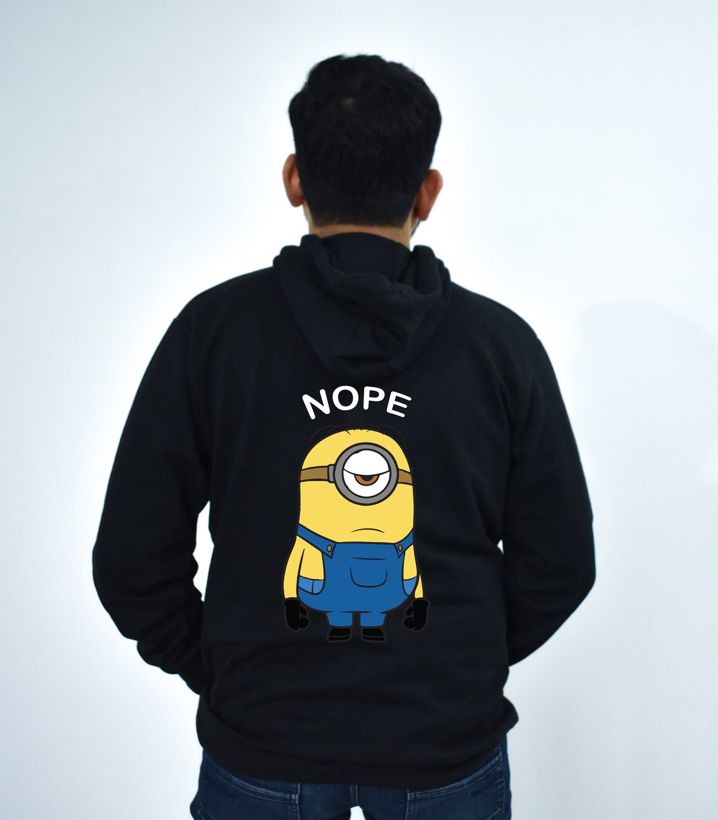 Your Opinion Is Invalid Minion Black Hoodie for Unisex