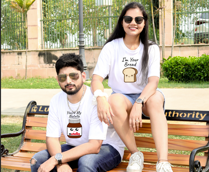 Nutella and Bread Couple T-shirt: A Sweet and Timeless Match