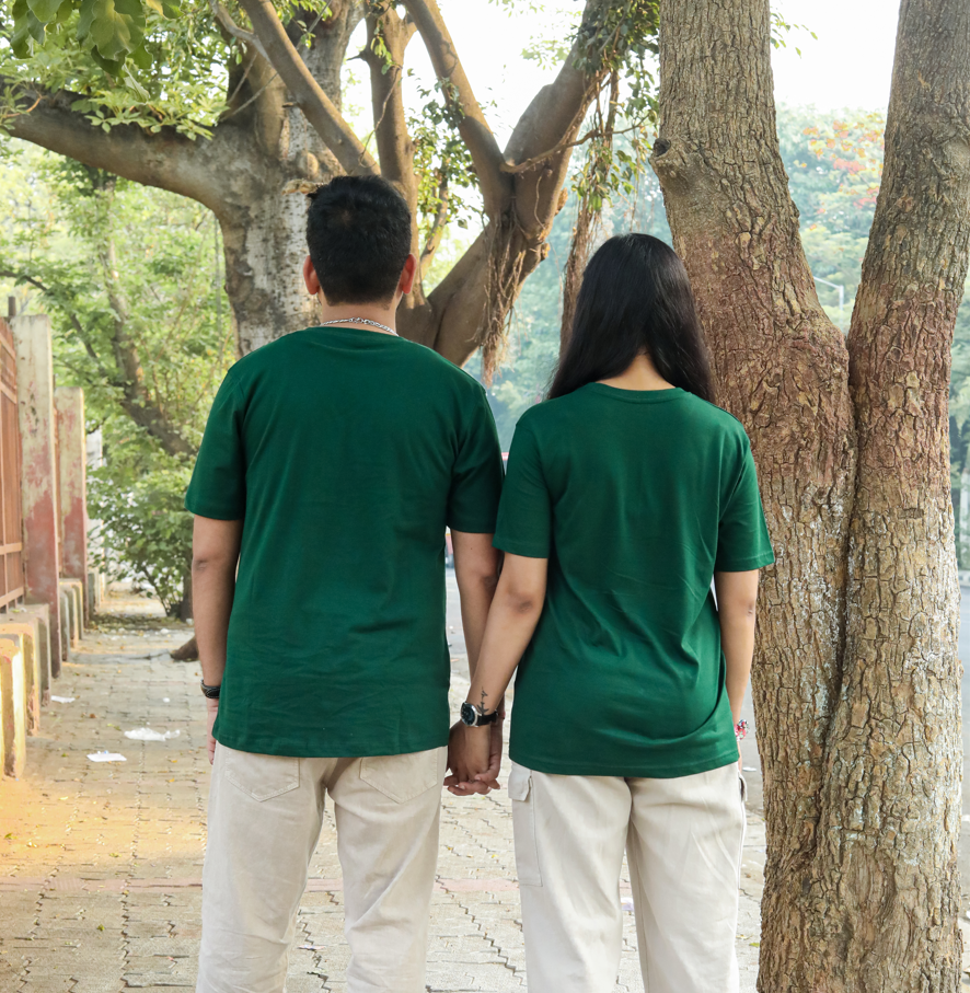 Burger and Fries Couple T-shirt: A Perfect Pair for Foodies