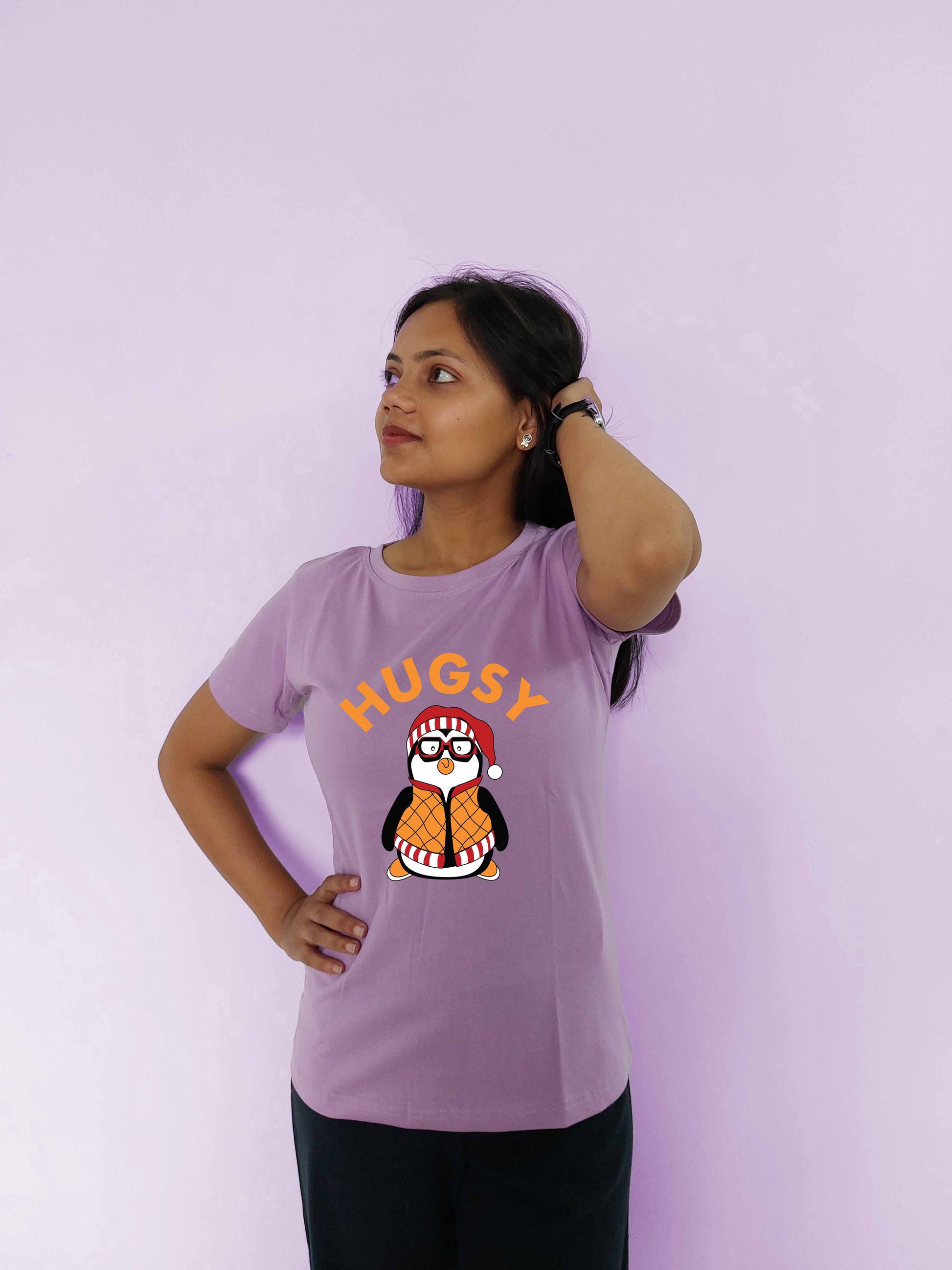 Hugsy design Lavendar Tees for Women - MyTeez