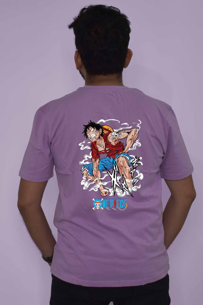 Dynamic Punch Luffy's Muscular Might One Piece Anime T-Shirt