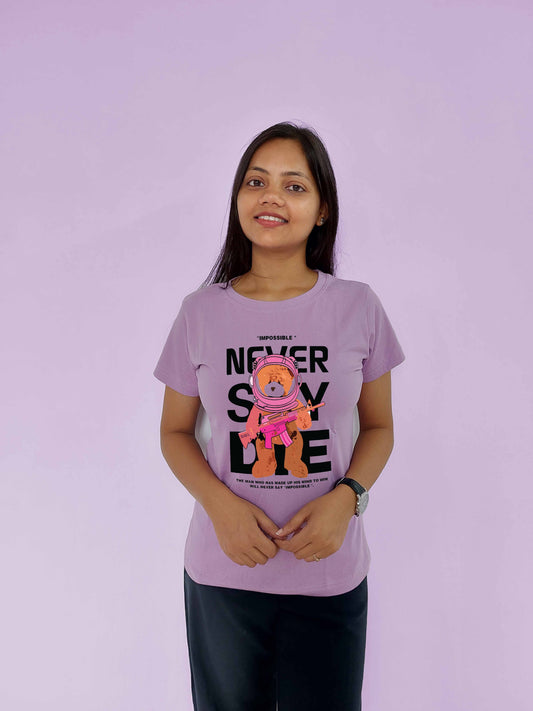 Never Say Die Mustard Women T-Shirt - MyTeez