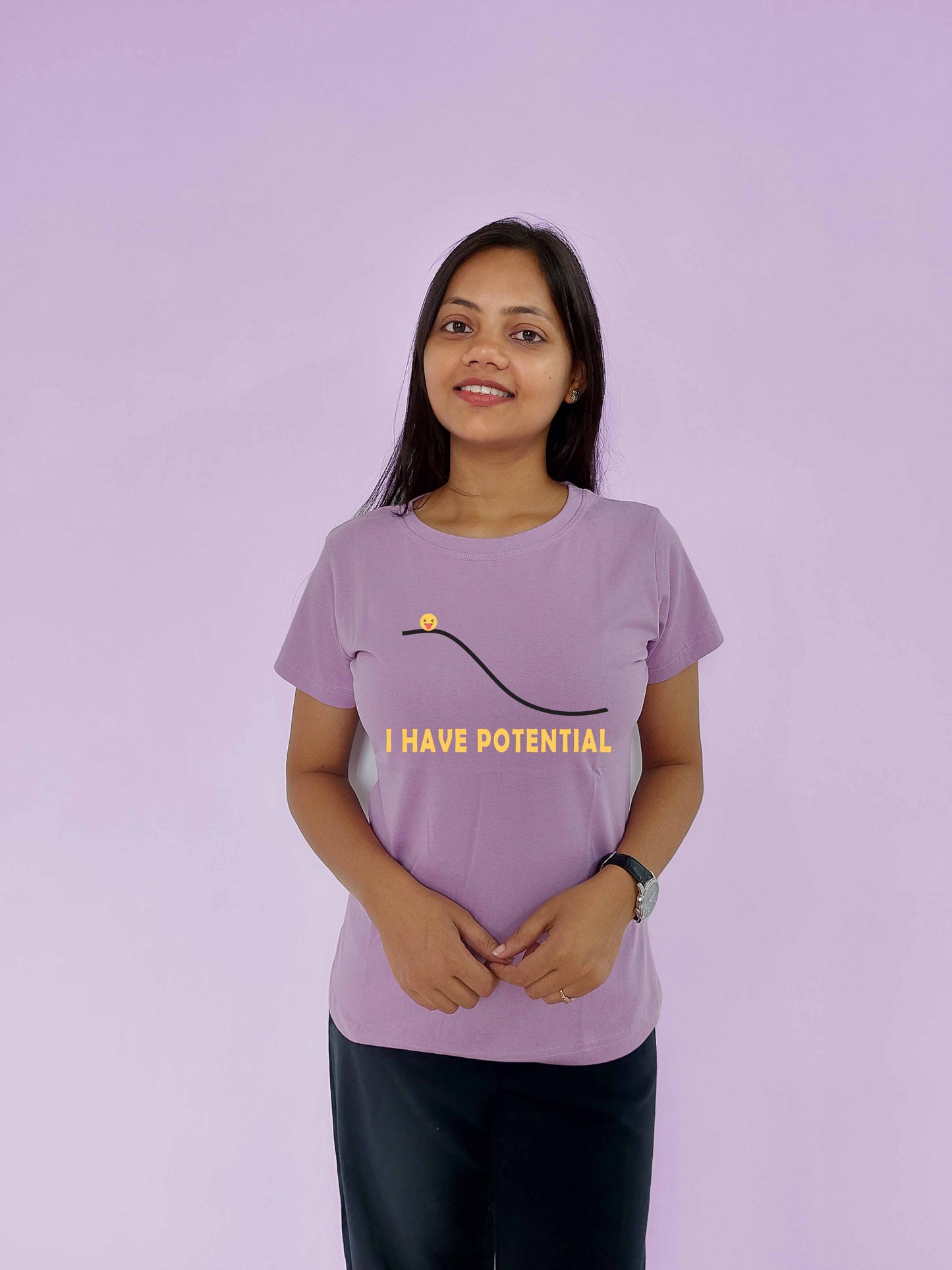 I have Potential Lavendor Women T-Shirt - MyTeez