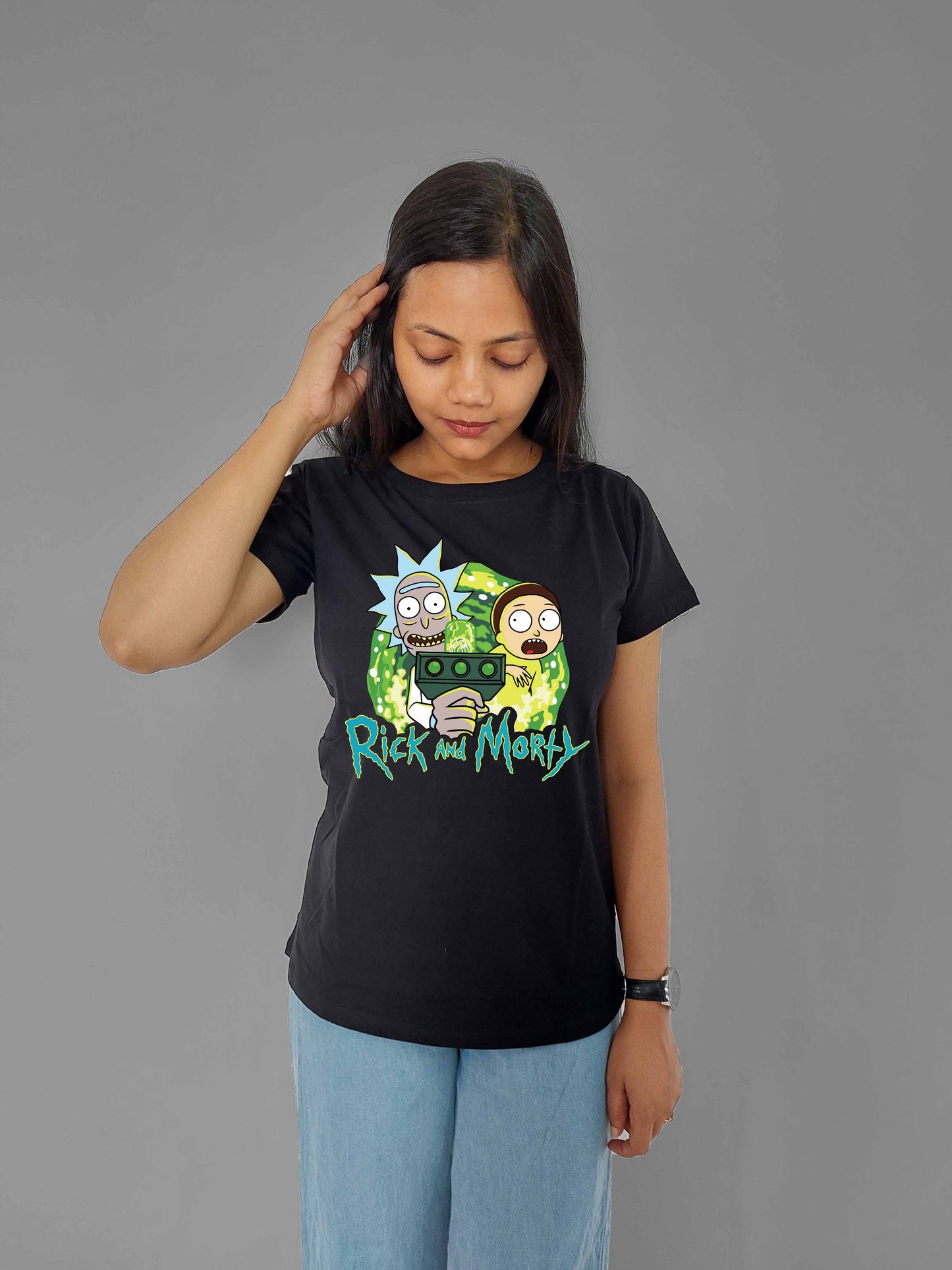 Rick and Morty Women T-Shirt - MyTeez