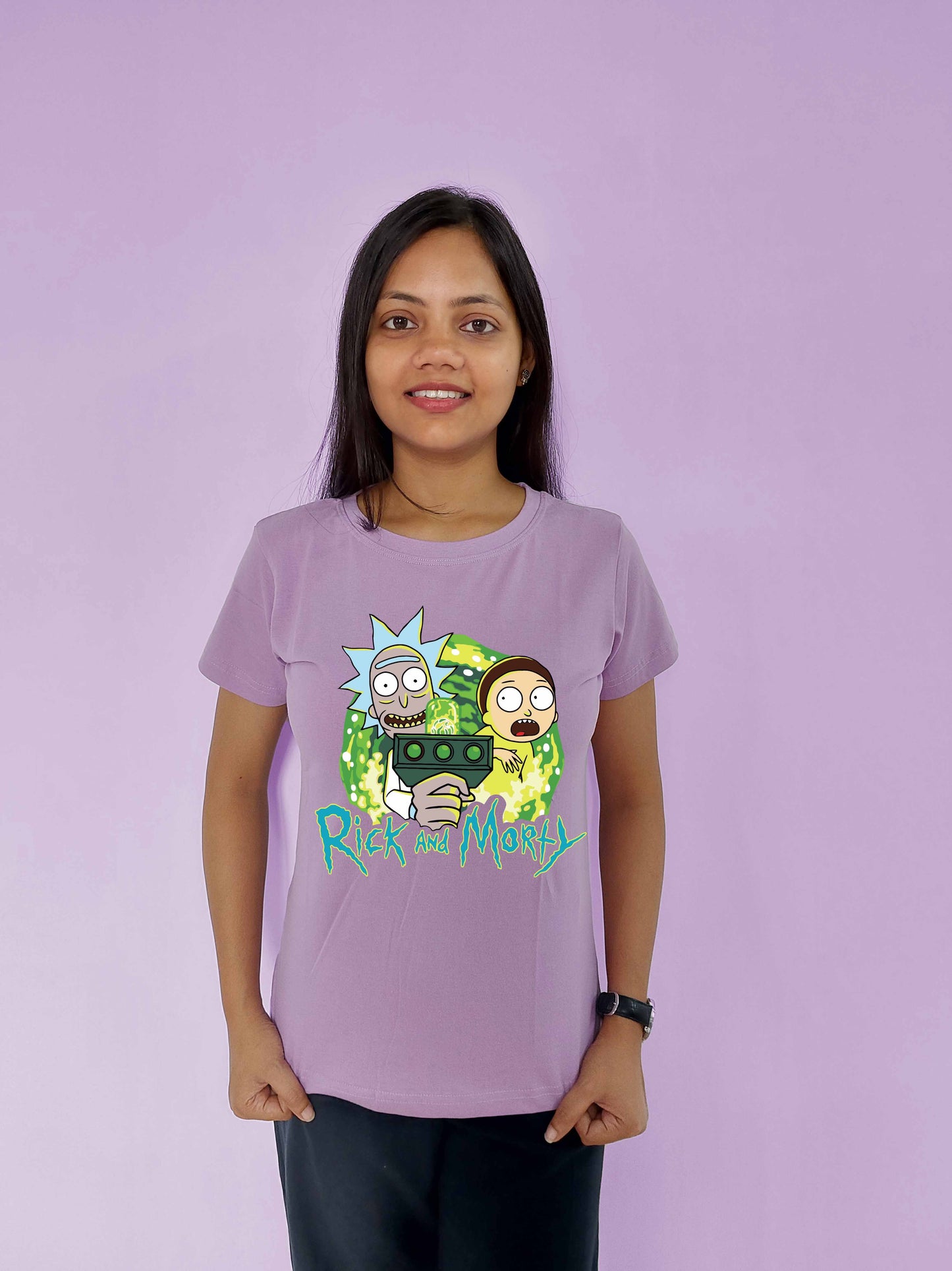 Rick and Morty Women T-Shirt - MyTeez