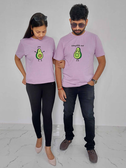 Happy Avocado - You Complete Me Couple T-shirts