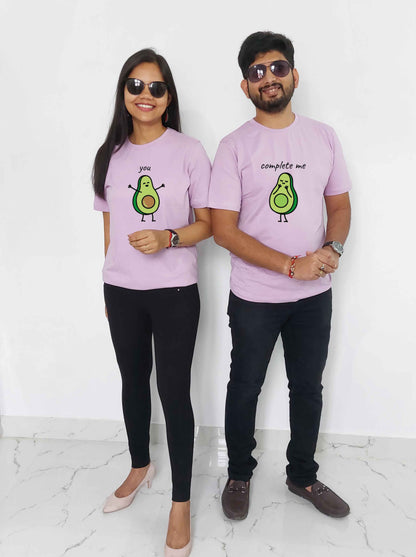 Happy Avocado - You Complete Me Couple T-shirts