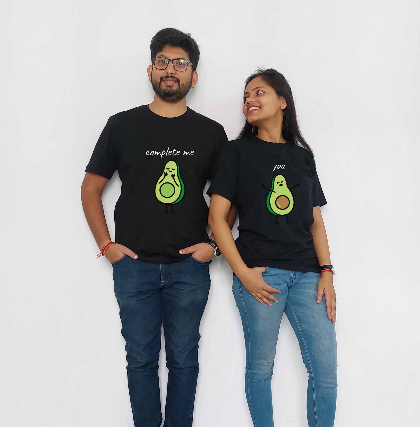 Happy Avocado - You Complete Me Couple T-shirts