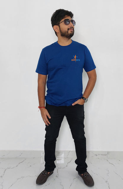 Isro Give Some Space Front and Back Printed Men T-shirt