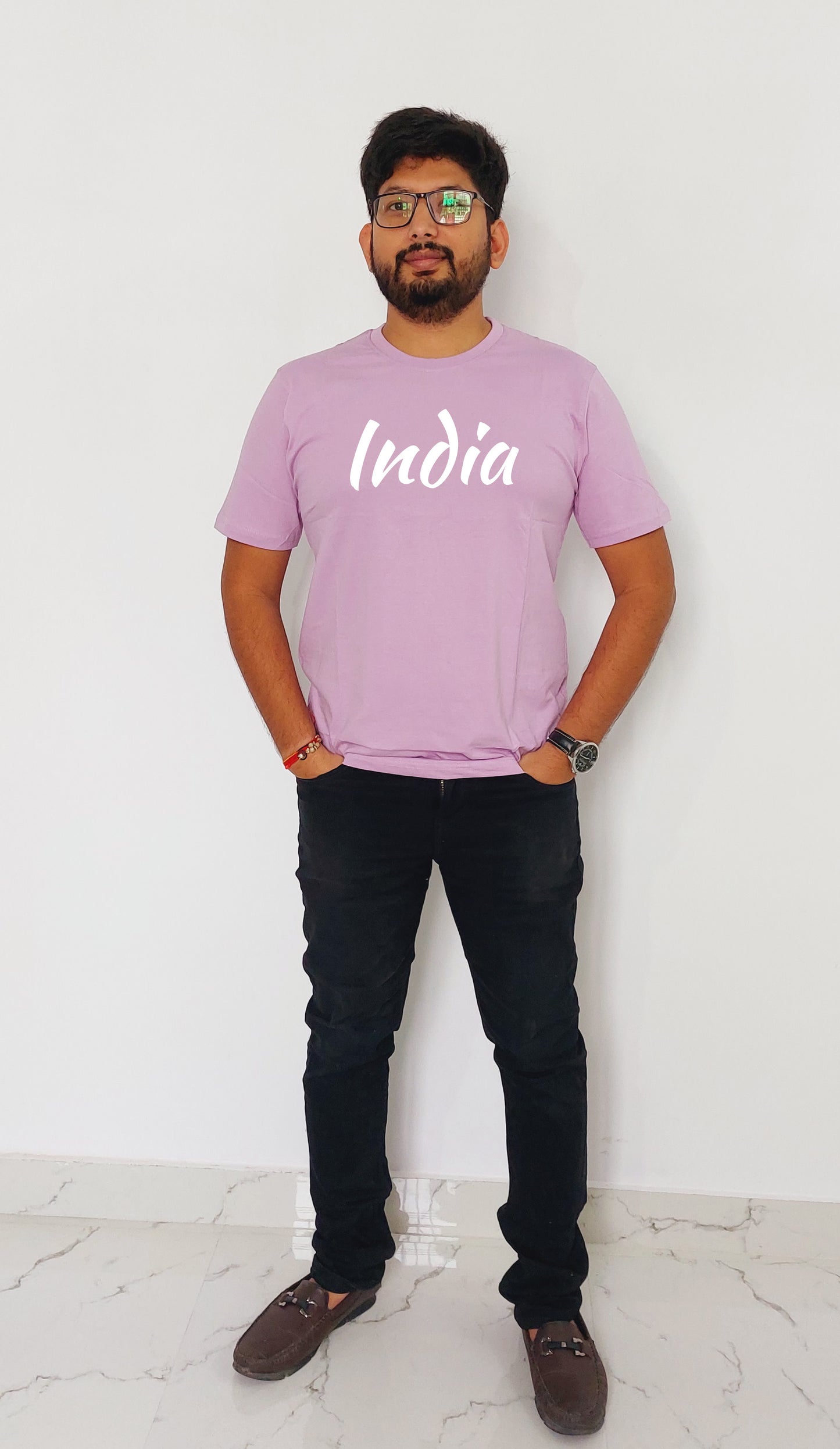 Republic Day Special India Front and Back Printed Men T-shirt