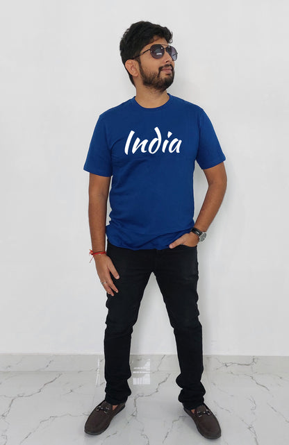 Republic Day Special India Front and Back Printed Men T-shirt