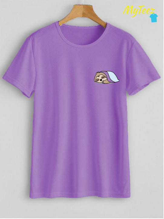 Sleeping Cute Sloth Tees for Lazy Lamhe - MyTeez